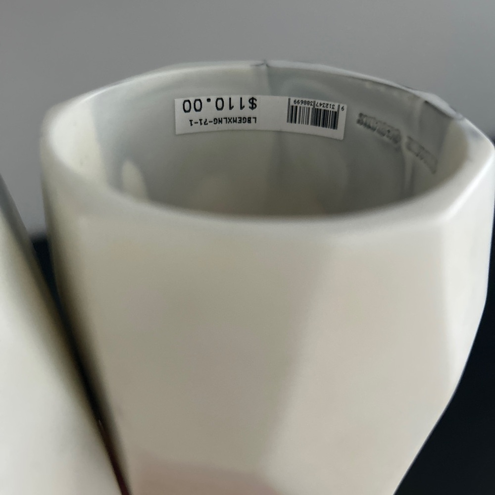 Dinosaur Designs Gem Bangle white marble black grey resin bracelet - Picture 4 of 8